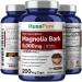 NusaPure Magnolia Bark Extract 5000mg - 200 Vegetarian Capsules (Non-GMO) | Gluten-Free | High Strength 20:1 Extract - Buy Online on GoSupps.com