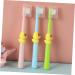 Gleavi 4-Piece Cartoon Baby Toothbrush Set - Ultra Soft Adult & Child Portable Toothbrush for Kids & Toddlers - Perfect Oral Care Tool - Buy Online on GoSupps.com