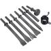 RELMON 8 Pcs Pneumatic Chisel Set for Air Hammer - 7 Shapes Concrete Masonry Drill Bits - Buy Online on GoSupps.com