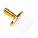Kuuddker Soft Hair Brush Neck Face Duster Hairdressing Hair Cutting Cleaning Brush for Barber Salon Hairdressing Tools-Gold