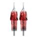 CNC 3RL Tattoo Needles Cartridge 20Pcs #10 Bugpin Disposable Needles Round Liner with Membrane EN04-20-1003RL 1003RL red