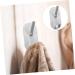ABOOFAN 8 Pcs No Punching Hook Stainless Steel Hooks Wall Hooks Steel Hook for Wall Bathroom Door - Buy Online on GoSupps.com