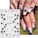 JMEOWIO 9 Sheets Halloween Nail Art Stickers Decals Self-Adhesive Ghost Pumpkin Nail Supplies Nail Art Design Decoration Accessories - Buy Online on GoSupps.com