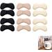 6 Pairs of Heel Protection Pads - Self-Adhesive High Heel Holders for All Shoe Types - Black Skin & White - Buy Online on GoSupps.com