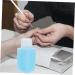 HAPINARY Alcohol Dispenser Makeup Remover Container Push down Pump Dispenser Nail Polish Remover Dispenser Pump Mini Water Dispenser Nail Polish Remover Bottle Plastic Travel Gel Square 6x5x13cm Blue - Buy Online on GoSupps.com