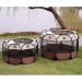 BODISEINT Portable Pet Playpen - Foldable Exercise Pen for Dogs, Cats, and Small Pets - Indoor/Outdoor Kennel for Travel and Camping - Medium Coffee/Beige - Buy Online on GoSupps.com