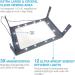 3X Large Full Page Magnifier with 12 LED Lights | Foldable Legs | Dual Power Supply | Ideal for Hands-Free Reading and Low Vision Seniors - Buy Online on GoSupps.com