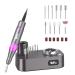 Nail milling mills for Geln gel 35000 rpm Yafex 11 in 1 electric nail cutter Professional with nail miller attachments nail file manicure pedicure set with safety lock without LED lamp (violet)