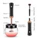 Automatic Make-Up Brush Cleaner & Dryer - 10-Second Deep Cleaning Anti-Shake Electric Brush Tool | Perfect for Cosmetics - Black - Buy Online on GoSupps.com