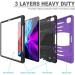Shockproof Case for iPad Air 3 Jennyfly Shockproof Hard Rugged Durable 3-Layer Protective Kid Case with Kickstand/Pen Holder/Support Viewing&Typing Angle for 2017/2019 iPad 10.5- White 2017/2019 iPad 10.5 Purple - Buy Online on GoSupps.com