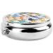 Shop Cute Colorful Sheep Cartoon Round Pill Box - 3 Compartment Travel Organizer for Vitamins & Meds - Buy Online on GoSupps.com