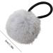 Hairband for Girls - Girls' Colorful Pompom Hair Ties Fashionable Hair Ties for Women And Girls Versatile Ponytail Holders for Dating Parties grey - Buy Online on GoSupps.com