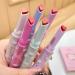 6 Colors Cute Love Lipstick Set - Heart Shape Velvet Matte Waterproof & Long Lasting Lip Clay for Girls - Buy Online on GoSupps.com