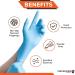 Defender Safety Nitrile Examination Gloves - Medical Grade, Chemo-rated, Powder Free, Blue - Large Box (100 Gloves) - Buy Online on GoSupps.com