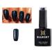 BLUESKY Bluesky Gel Nail Polish Dark Blue Glitter Autumn Winter Color 10 ml (Requires Drying Under UV LED Lamp)