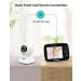 3.5 Inch Video Baby Monitor with Camera, Audio, Remote Control Pan & Tilt, Night Vision, Two-Way Audio - Long Range 960ft - Buy Online on GoSupps.com
