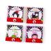 Toyvian 2 STK Waterproof Fabric Books for Early Education | Perception Training Toys | Baby Books Set 15x15cm - Buy Online on GoSupps.com