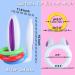 Inflatable Bunny Ears Ring Toss Game Set for Easter Party - Includes 2 Rabbit-Ear Hats, 12 Rings, Medal, and Pump - Buy Online on GoSupps.com