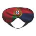 SSIMOO Portuguese Flag Sleep Mask-Adjustable Breathable Fashionable Eye Mask for A Comfortable Sleep Experience Black