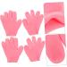 Ipetboom 2 Pairs Moisturizing Gloves Lotion Mittens Sleep Gloves for Dry Hand Gloves for Sleeping Moisturizing Hand Gloves Dry Hand Gloves Full Foot Cover Silica Gel Pink Soft Miss - Buy Online on GoSupps.com
