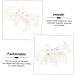 DOITOOL Flower Rhinestone Hair Comb Pearl Hair Accessories Jeweled Hair Clips Bridal Headpieces for Wedding Hand Cream Pump Dispenser Tiara Bride The Flowers Rhinestones White Zinc Alloy - Buy Online on GoSupps.com
