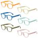 Kerecsen Reading Glasses 6 Pack Great Value Quality Readers Spring Hinge Color Glasses 6 Pairs Mix Color 1.75 x