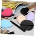 1set Powder Puff Storage Box Breathable Silica Gel Cosmetics Travel 20X4.8CM Black - Buy Online on GoSupps.com