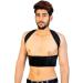 Deluxe Magnetic Posture Corrector with Adjustable Straps - Medium Black - Buy Online on GoSupps.com
