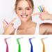 SKHAOVS 40 pcs L Shaped Interdental Brushes with Non-Slip Handle for Teeth Cleaning - 4 Colours - Buy Online on GoSupps.com