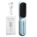 Hair Straightener Brush Electric Hair Brush Cordless Comb Ionic Plus Straightening Brush with Bristles Heat Brush Straightener sPortable Hair Styling Tool for for Home Travel Outdoors Blue