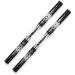 Ycyan 2Pcs Polygel Nail Brush & Picker - Dual-ended Gel Brushes for PolyGel UV Builder Nails - Black - Buy Online on GoSupps.com