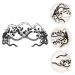 Elegant Lurrose Black Rhinestone Hair Accessories for Brides | Pearl & Crystal Bridal Jewelry | Wedding Headdress & Accessories - Buy Online on GoSupps.com