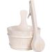 Sauna Bucket Cedar | 4L Sauna Kit Indoor Cedar | Spa and Sauna Accessories for Homes Bathrooms and Rooms Bathroom for - Buy Online on GoSupps.com