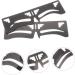 FOMIYES 2pcs Clear Ruler Brow Guide Ruler Eyebrow Measuring Tool Ruler Tool Eyebrow Trimming - Buy Online on GoSupps.com