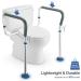 GreenChief Toilet Safety Rail  Medical Bathroom Safety Frame for Elderly  Handicap and Disabled - Adjustable Handrails for Toilet Seat Grab Bar Toilet Handrails Helper  2 Additional Rubber Tips 1 Count (Pack of 1) - Buy Online on GoSupps.com