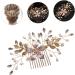Healeved Pearl Hair Comb Wedding Bridal Hair Comb Hair Accessories for Bride Rattan Circle Mirror Rhinestone Hair Accessories Bridal Headpiece Bride Tiara Bride Wedding Styling Hair Metal - Buy Online on GoSupps.com