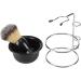 Ankroyu 4-Part Shaving Set | Stainless Steel Razor Brush & Bowl | Men's Safety Razor Gift Set - International Shipping Available - Buy Online on GoSupps.com