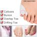 Mcvcoyh 6 Pieces Pinky Toe Separator Pinky Toe Cushion Protectors Gel Toe Separators Toe Straighteners for Curled Toes Pain Relief Overlapping Toe Curled Pinky Toe - Buy Online on GoSupps.com