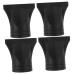 HAPINARY 4pcs Hair Dryer Accessories Blow Dryer Attachment Hair Dryer Attachment Dryer Parts Plastic Black