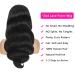 16 Inch Body Wave Brazilian Virgin Human Hair Lace Front Wig for Black Women - Pre Plucked, 180 Density - Buy Online on GoSupps.com