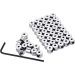 Mudder 100 Pcs Pin Keepers Locking Clasps with Wrench 6x5mm - Secure Your Pins Now - Buy Online on GoSupps.com