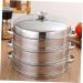 Alipis 1 Set Steamer Stainless Steel Cookware Dumpling Stainless Steel Steam Basket Vegetable Accessories - Buy Online on GoSupps.com