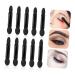 VINTORKY 50pcs Women Eyeshadow Brush Eye Shadow Applicator Eyeshadow Double Sided Black