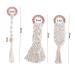 Ibasenice 3 Pcs Wooden Bite Toys for Toddlers - Cotton Rope Molar Grinding Sticks - Safe Beech Teething Toys Online - Buy Online on GoSupps.com