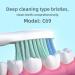 WHITOP Adults Sonic Electric Toothbrush Replacement Brush Heads - Set of 4 Pack C69 White | Daily Cleaning Type Bristles | Compatible with CD-02 CD-04 CD-06 CD-10 CD-11 CD-13 CD-14 - Buy Online on GoSupps.com