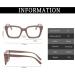 Buy LJCZKA Blue Light Blocking Glasses for Women & Men - Classic Thick Frame Square Design - Fashionable & Stylish eCommerce Shipping Worldwide - Buy Online on GoSupps.com