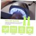 FRCOLOR 1 Pair Nail Gloves Manicure Art Gloves Gel Nail Glove Nail Care Gloves Glvoes Fingerless Manicure Gloves Fingerless Uv Sun Gloves Mj03 Anti-black Sleeve Polyester - Buy Online on GoSupps.com