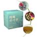 DEWIN Rose Lotus Leaf Tea 30g 10 Count Rose Lotus Leaf Tea Bag Individual Triangular Dried Rose Lotus Leaf Scented Tea Bag for Home Office
