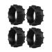 Lot de 4 roues de rechange en caoutchouc antid rapant pour robots de pelouse 100 x 40 mm - Pi ce de r paration ext rieure r sistante aux intemp ries