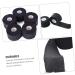 KALLORY 10pcs Hairdressing Neck Paper Stretchy Paper Neck Band Stretchy Neck Bands Disposable Scarf - Buy Online on GoSupps.com